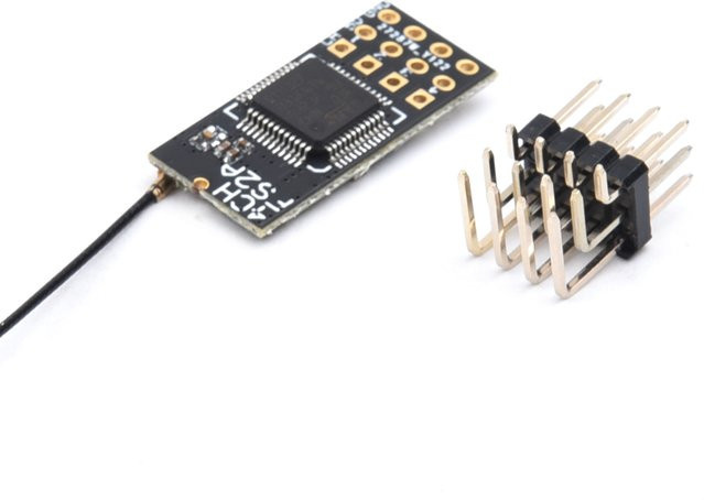 Flysky FS2A 4CH AFHDS 2A Mini-kompatibler Empfänger mit PWM-Ausgang in Schwarz für Flysky I6 I6X I6S Sender-Fernbedienung - Bild 1