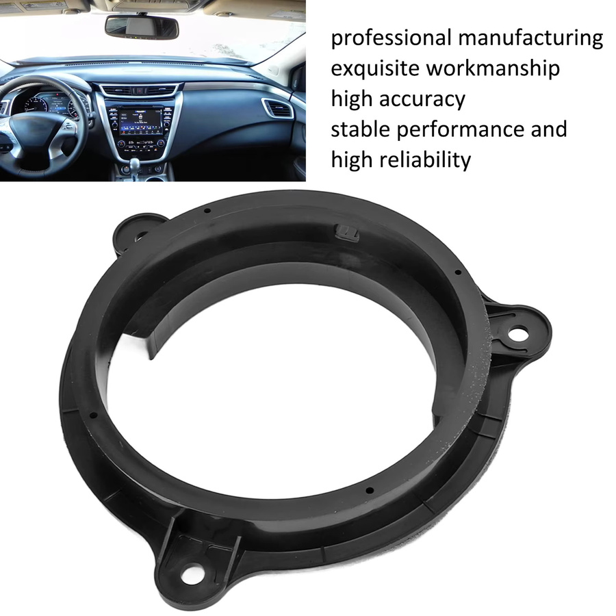 2er-Set Lautsprecher Adapter Halterung mit 2-Kabelbaum Ersatz für Nissan Murano und Sentra, 6,5 Zoll, Schwarz - Bild 4
