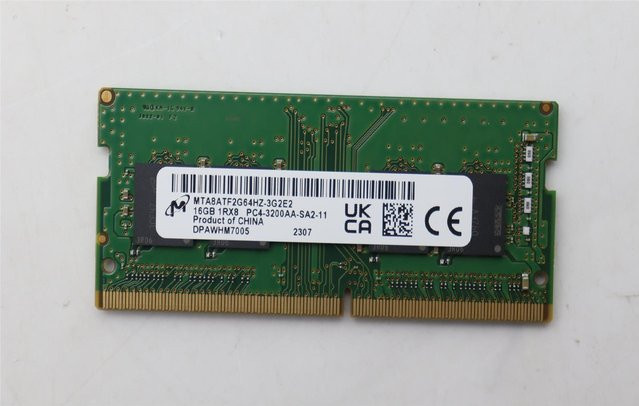 Lenovo Memory 16GB DDR4 3200 Micron So-Dimms in Grün (5M30Z71651) - Bild 1