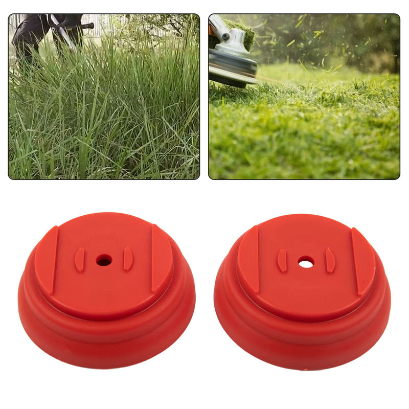 Vibratite 2er-Set Kunststoff-Klingenbasen in Grün für kabellose elektrische Rasentrimmer und Grasschneider - Bild 2