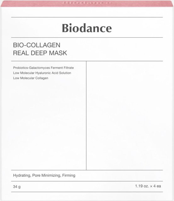 BIODANCE Bio-Collagen Real Deep Mask, 4 Stück, Kollagen, Niacinamid - Bild 1