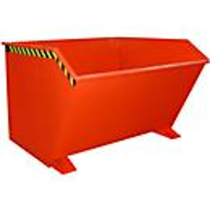 Kippbehälter Typ GU von Bauer, 2000 Liter, rot, B/T/H: 168,0 x 109,0 x 168,0 cm - Bild 4