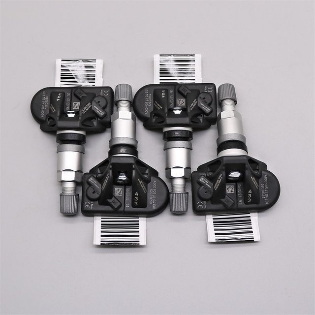 4er-Set GANGLE TPMS Reifendrucksensoren 433 MHz für Mercedes-Benz A-Klasse B-Klasse CLA GLB GLS in Schwarz - Bild 1