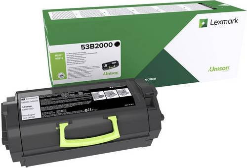 Lexmark Original Tonerkassette Schwarz für MS817 MS818 Laserdrucker 53B2000 mit 11000 Seiten Reichweite - Bild 1