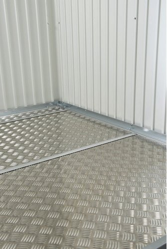 Biohort Gerätehaus-Bodenplatte CasaNova aus Aluminium in Grau, Breite: 163,6 cm, Tiefe: 323,6 cm - Bild 1