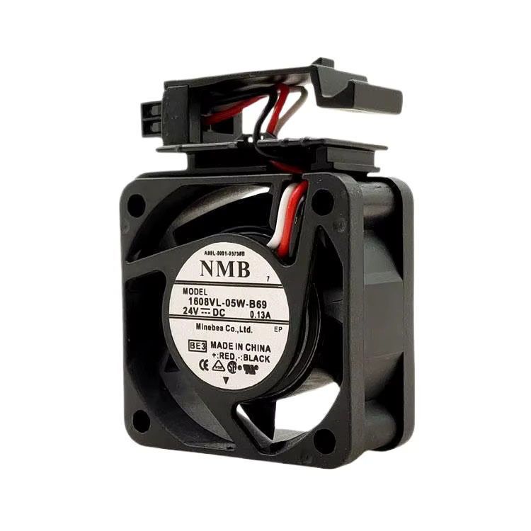 NMB Lüfter 4020 Fanuc Modell 1608VL-05W-B69 Schwarz 24 V DC 0,13 A - Bild 2