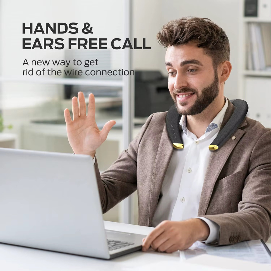 Monster Boomerang Bluetooth Nackenbügel-Lautsprecher in Black Gold mit Hi-Res Qualcomm APT-X und IPX5 Wasserschutz - Bild 4
