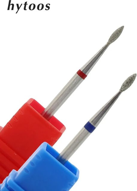 HYTOOS Flamme Kegel Diamant Nagel Bohrer Bits, Unisex - Bild 1