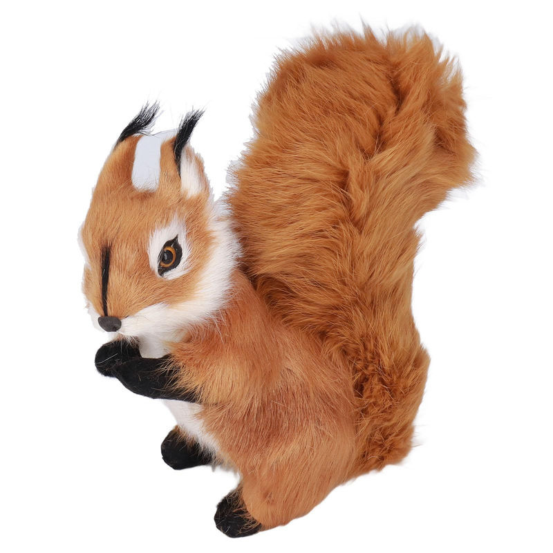 TOMTOP JMS Lebensechtes Eichhörnchen als Gartenornament in Braun - Bild 6