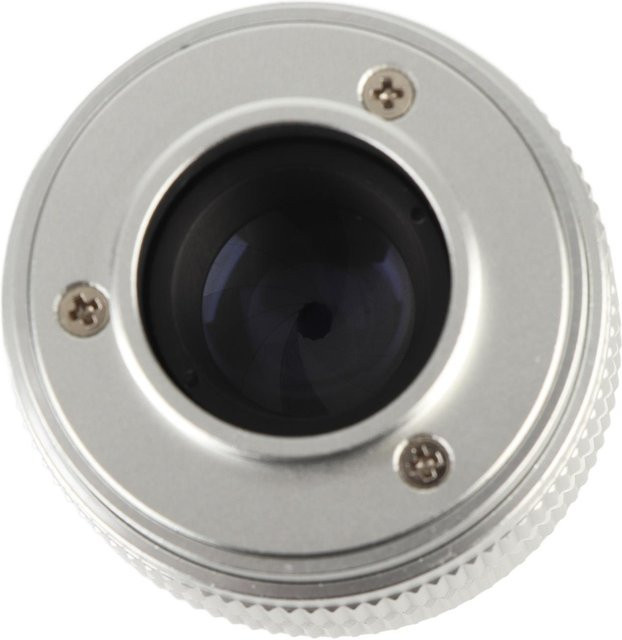 CosyHome 35mm F1.7 C-Mount Fixfokus Kameraobjektiv für Spiegellose Kameras in Silber - Bild 1
