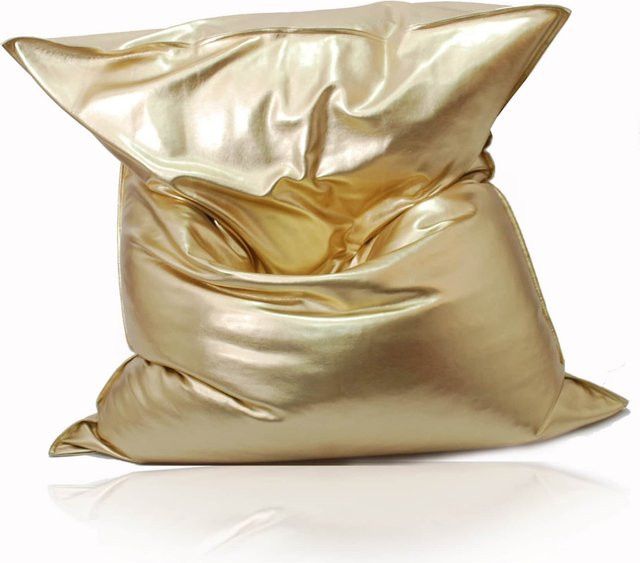 KINZLER Riesen-Sitzsack Nugget in Gold - Bild 1