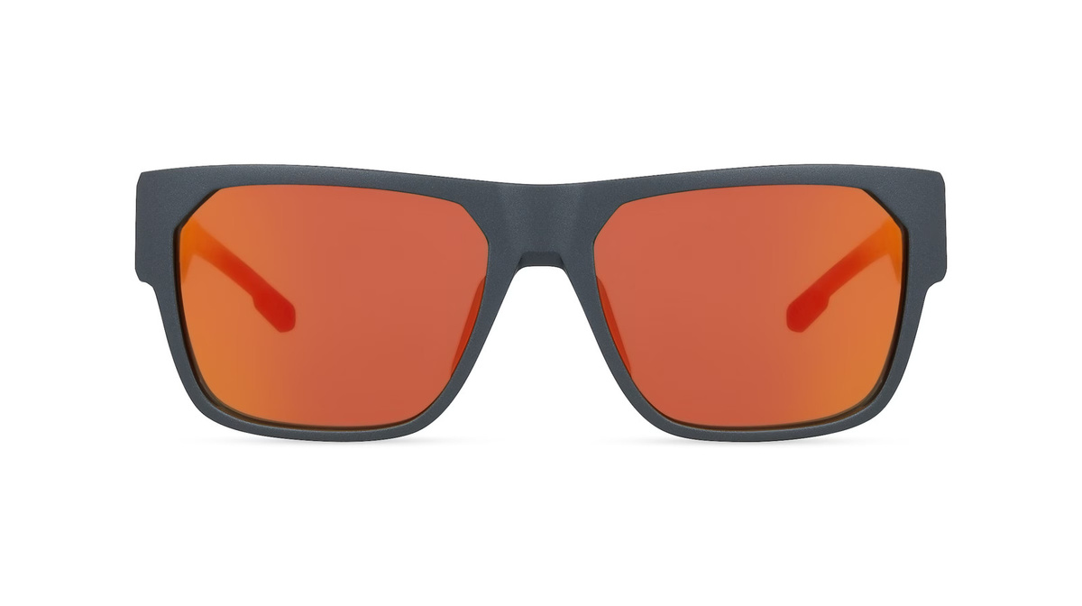 adidas SP0102 Sonnenbrille, Vollrand, Eckig, Kunststoff, Herren, schwarz, rot - Bild 1