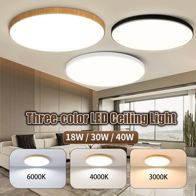 CANMEIJIA LED-Deckenleuchte wasserdichte LED-Panelleuchte in Weiß für Küche, Badezimmer und Balkon - Bild 1