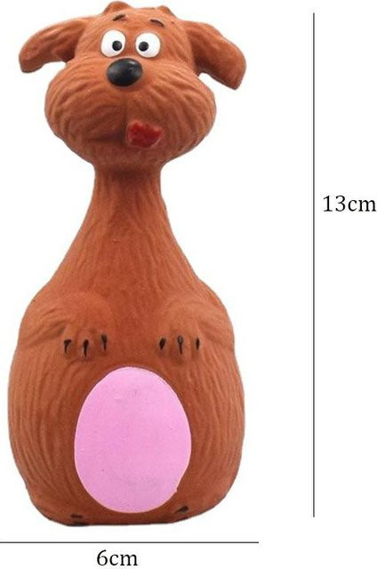 BC Pet Supplies Hundespielzeug aus Latex, Elefant/Kuh, mit quietschendem Sound - Bild 1