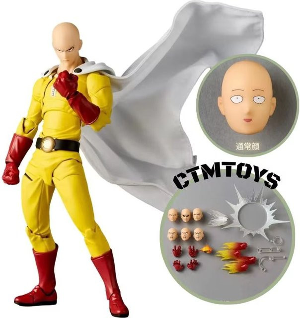 Bandai One Punch Man Saitama Yamaguchi Revoltech Actionfigur - Bild 1
