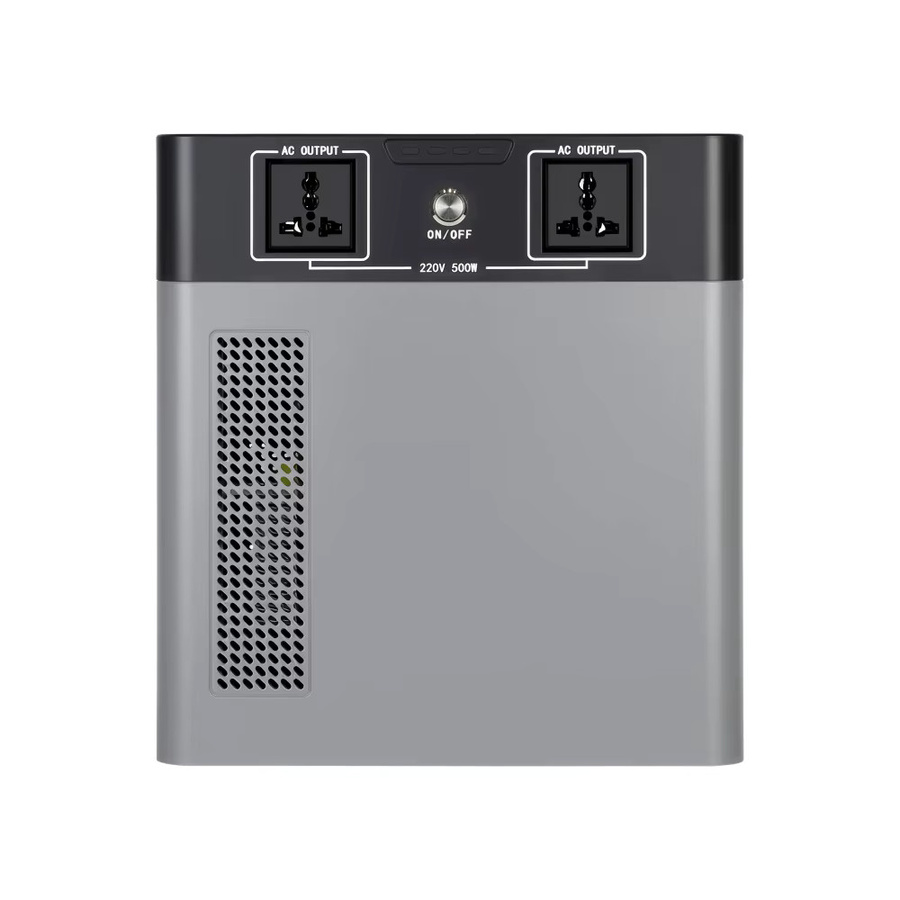 PowMr Tragbare Powerstation mit 1kWh LiFePO4-Batterie und 250W PV-Eingang, Solargenerator in Grau - Bild 6