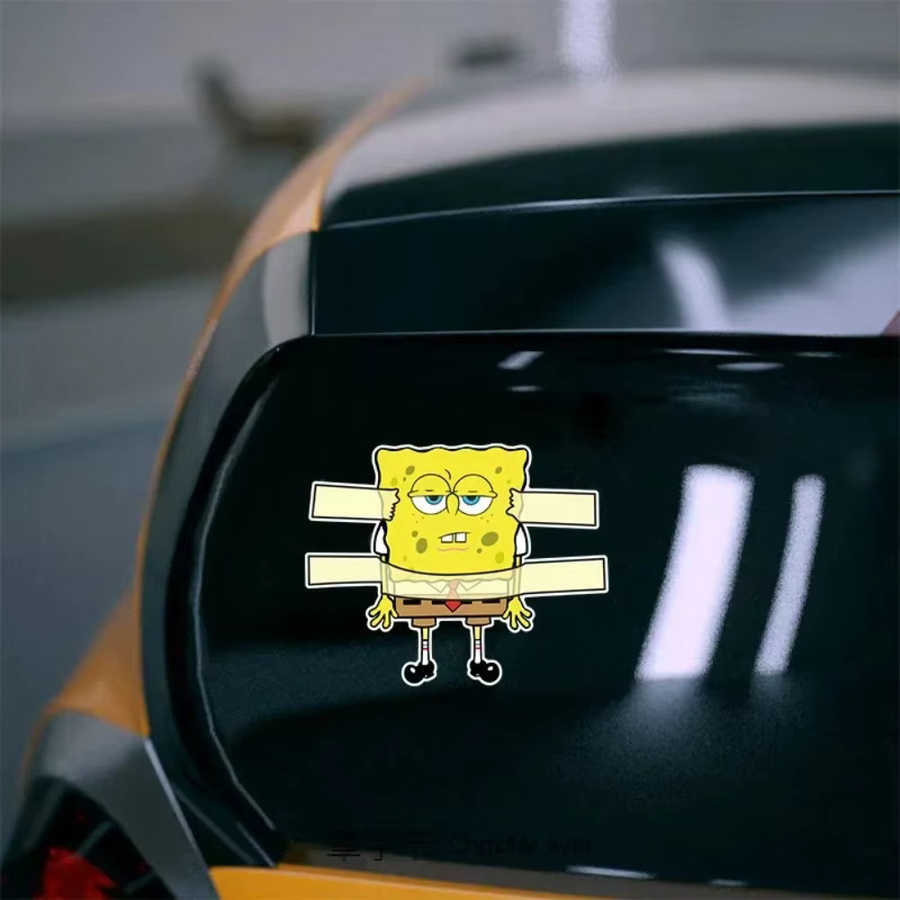 Potdemiel SpongeBob Autoaufkleber, Aufkleber - Bild 1