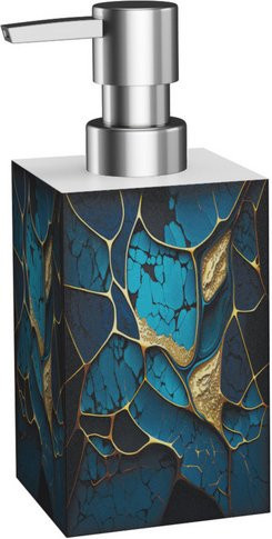 Sanilo Seifenspender Marmor Cobalt Blau, B/T/H: 7,0 x 16,5 x 11,2 cm - Bild 1