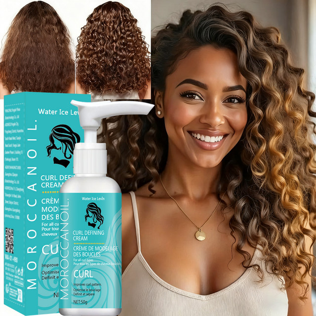 Water Ice Levin Locken definierende Creme mit Keratin und Biotin, Unisex - Bild 1