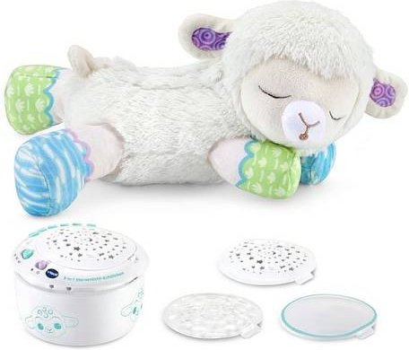 VTech 3-in-1 Sternenlicht-Schäfchen Plüschtier mit Sternenhimmel und Wolken - Bild 1