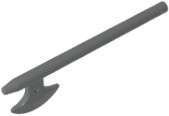 Gobricks Ritter Minifigur, Einzelfigur, Grau - Bild 1