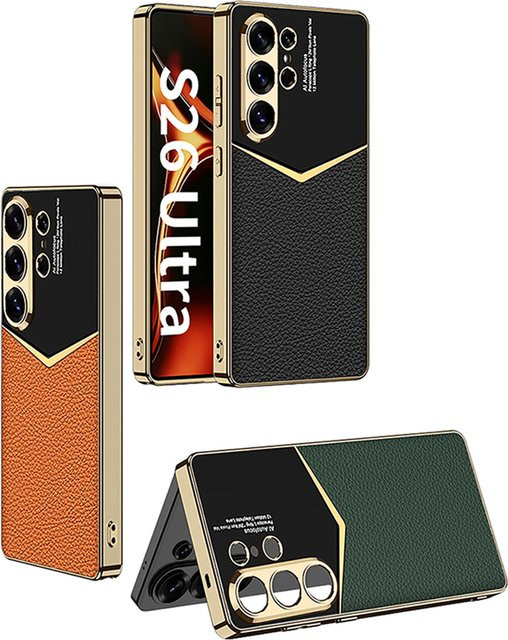 Samsung Galaxy S26 Ultra Hülle aus mattem Leder mit All-Inclusive-Anti-Drop-Schutz, ultradünn und hautfreundlich - Bild 1