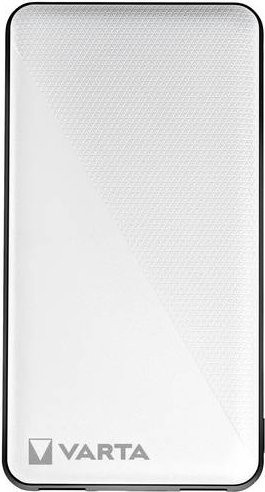 Varta Powerbank Energy 10000 mit 10000 mAh, 15W, USB-C und USB-A, Weiß/Schwarz - Bild 1