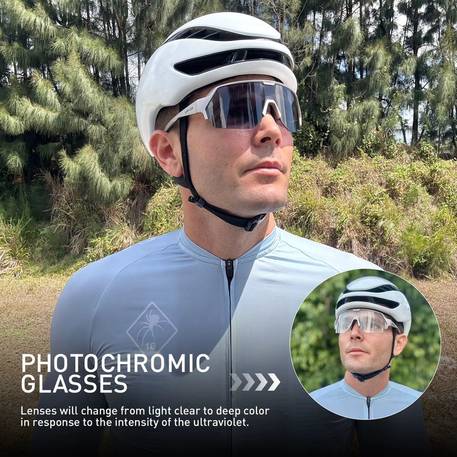 Kapvoe Sonnenbrille, Herren, Vollrand, Kunststoff, Photochrome - Bild 3