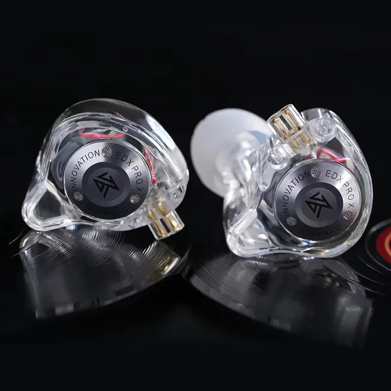 KZ EDX PRO X In-Ear Kopfhörer mit Dynamic Drive und Bass-Verstärkung in Transparent - Bild 2