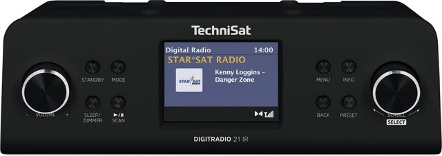 DIGITRADIO 21 IR Küchenradio in Schwarz mit DAB+, Internetradio, Bluetooth und Wi-Fi - Bild 1