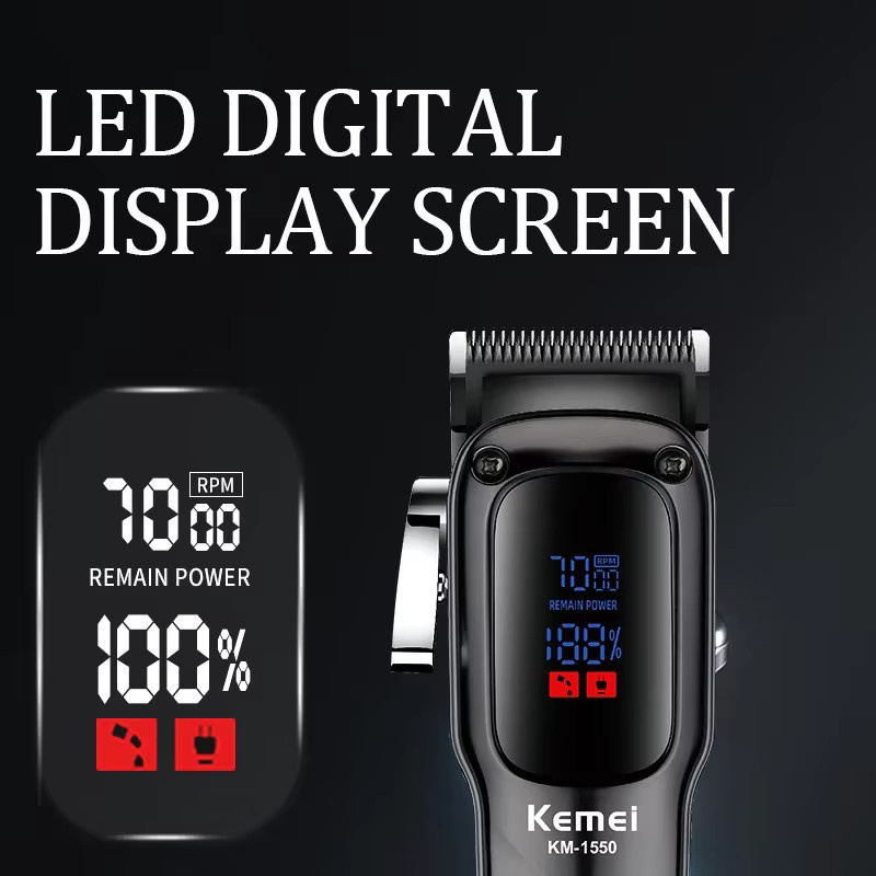 Kemei Haarschneider KM-1550, Herren, Schwarz - Bild 2