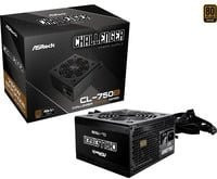 ASRock Challenger CL-750B 750W PC-Netzteil, 80 Plus Bronze, Schwarz/Grün - Bild 1