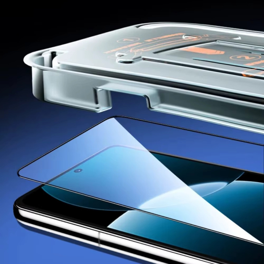 2er-Set Displayschutzfolie aus gehärtetem Glas für Xiaomi POCO F8 Ultra und POCO F8 Pro, transparente Vollabdeckung - Bild 2