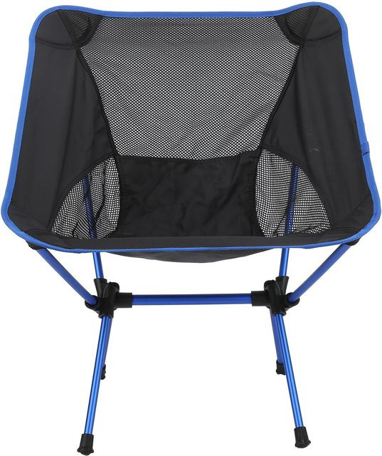 Igeteck Outdoor Stuhl faltbar und ultraleicht aus Aluminium in Blau - Bild 1