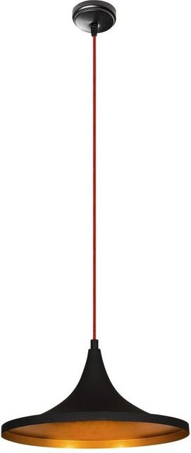 Opviq Pendelleuchte Elmas aus Metall in Schwarz und Rot mit E27 Fassung, B/H/T: 35 x 117 x 35 cm - Bild 1