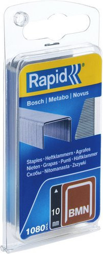 Rapid Heftklammern Typ BMN 53, 10 mm, silberfarben, 1080 Stück - Bild 1
