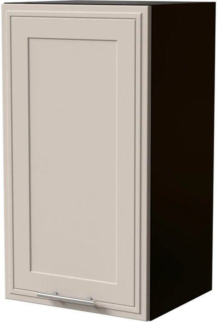 Feldmann-Wohnen Hängeschrank Salo in Schwarz und Kaschmir Matt mit Kassettenoptik, B/T/H: 40 x 32,5 x 72 cm - Bild 1