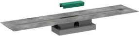 Hansgrohe uBox Universal Komplettset für Duschrinne in Silber, Edelstahl, Breite: 120 cm - Bild 1
