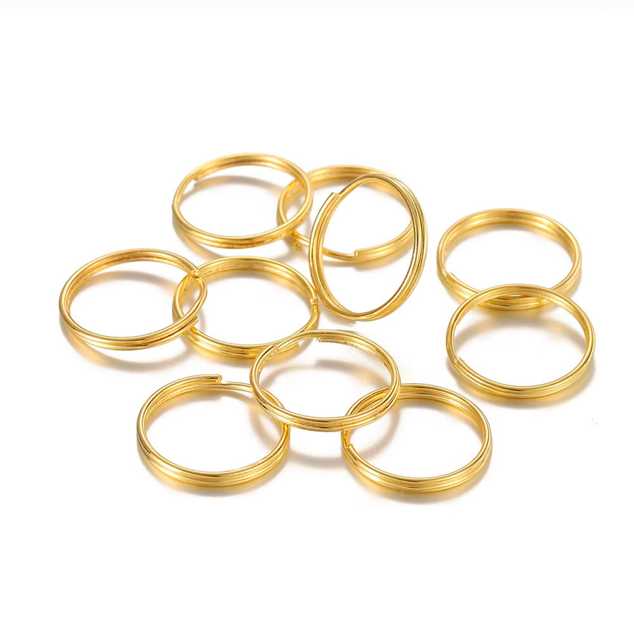 AGCFABS Schlüsselringe, Messing, Bunt, Unisex - Bild 1