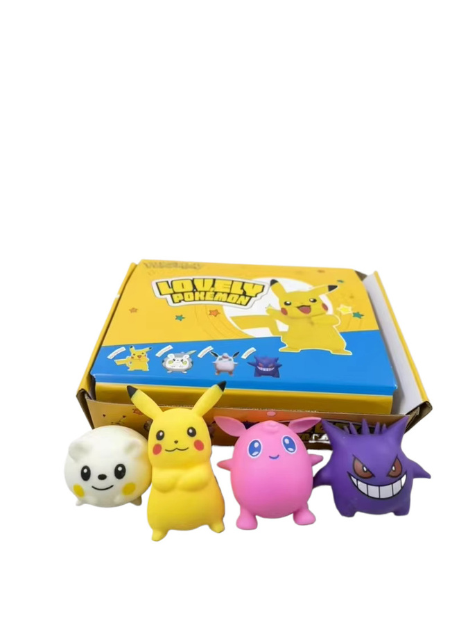 Bandai Pokémon Weiches Pikachu & Gengar Anti-Stress-Spielzeug, Quetschpuppe - Bild 2