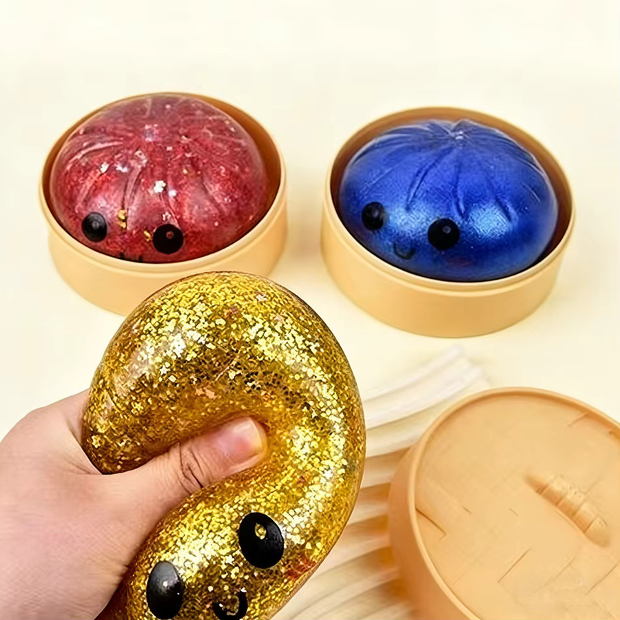 Bandai Simulations-Flash-Dumpling-Druckball, langsam rückfedernd, weich - Bild 2