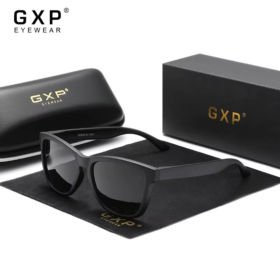 GXP Sonnenbrille, quadratisch, Vollrand, Kunststoff, Schwarz, Unisex - Bild 1