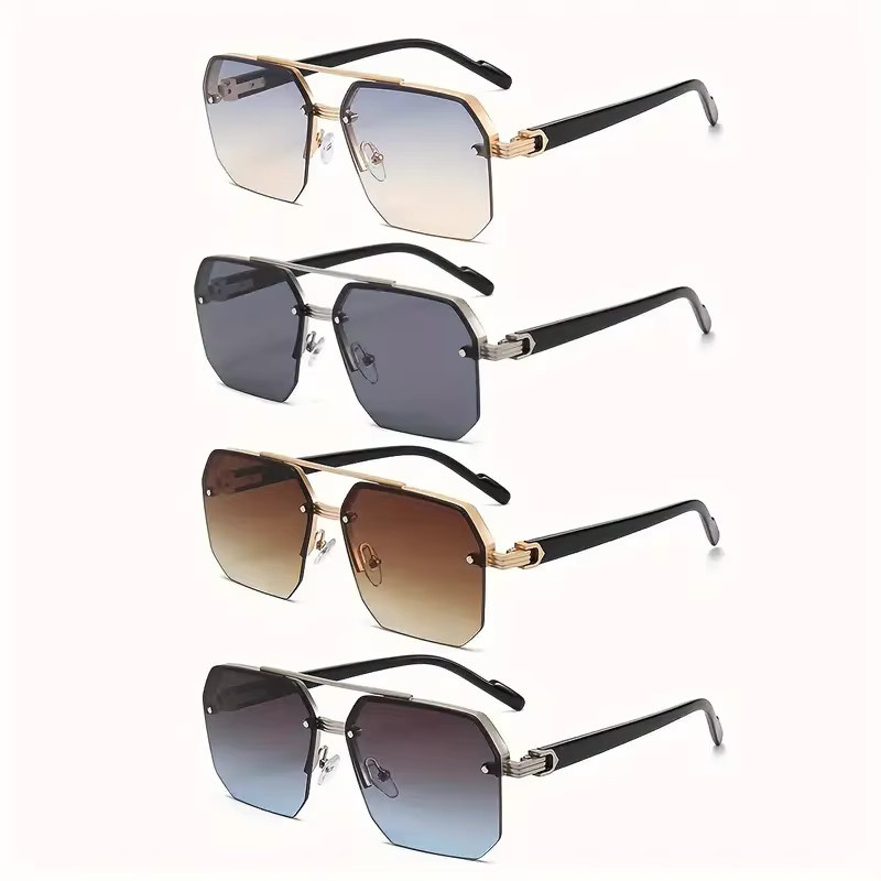 ZXWLYXGX Korrektionsbrille Halbrand, Unisex - Bild 2