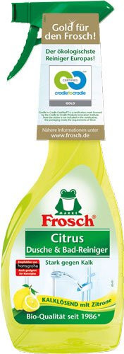 Frosch Citrus Dusche & Bad-Reiniger BIO mit Pumpe, 500 ml, Grün - Bild 1