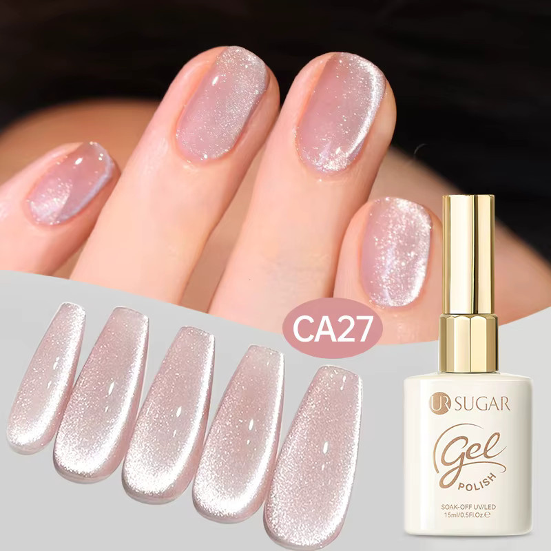 UR SUGAR Katzenaugen-Magnetgel Mondlicht Weiß, Glänzend, 15 ml - Bild 2
