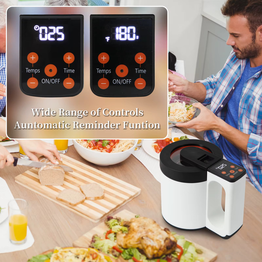 EnjoyHigh HerbAbility Decarboxylator und Infusionsmaschine in Weiß zur Herstellung von Kräuteröl und Tinkturen - Bild 4