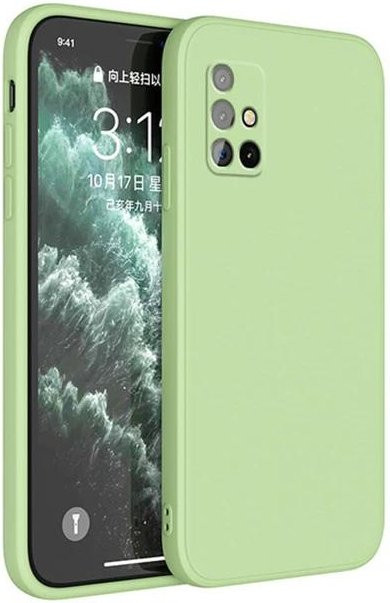 Samsung Galaxy A-Serie Flüssigsilikon Handyhülle in Grün für A30 A31 A32 A33 A34 A35 A41 A42 A51 A52 A53 A54 A55 A71 A72 A73 - Bild 1