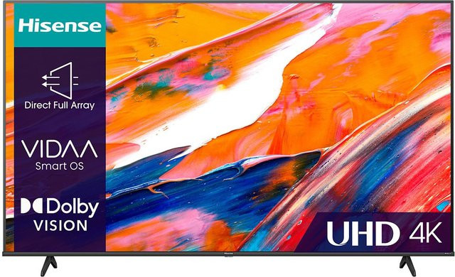 Hisense 85A6K Smart TV mit 4K Ultra HD, Full Array LED-Technik, Sprachsteuerung, Schwarz - Bild 1