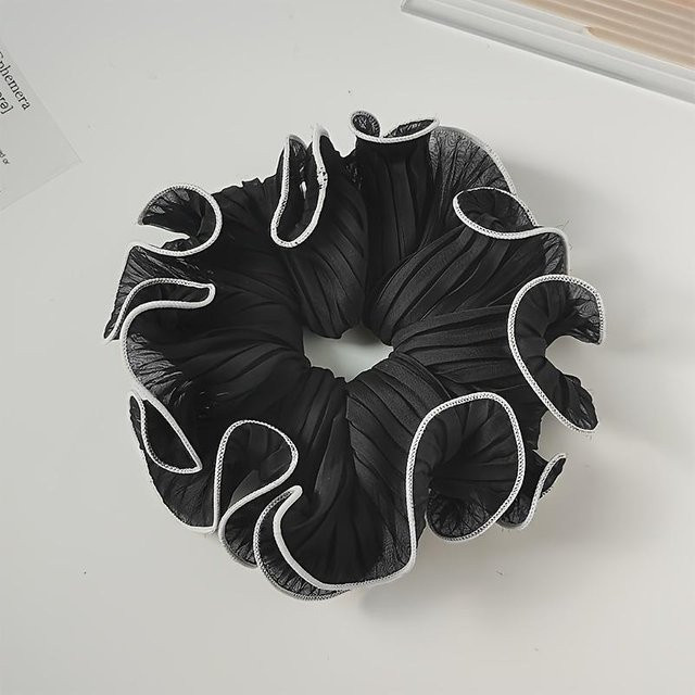 NATAWA Scrunchies Chiffon, schwarz, Damen - Bild 1