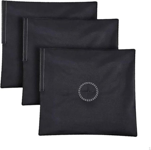 3er Set Sandsack Gewichtstaschen aus Canvas für Pavillons, Sonnenschirme und Beachflags, B/H: 18 x 19 cm - Bild 1